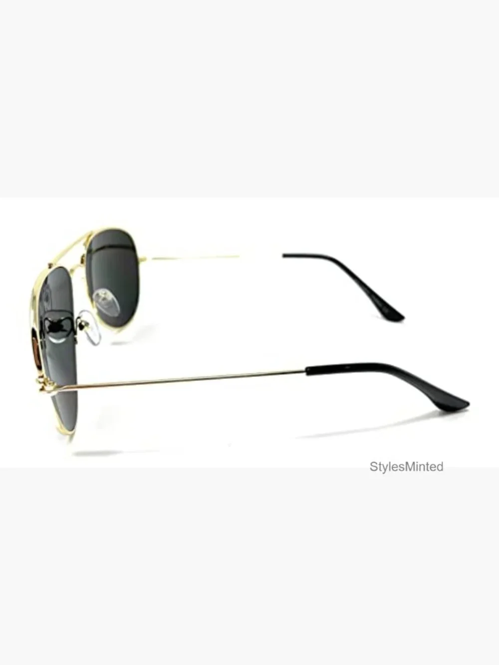 Kids Classic Retro Aviator Sunglasses Metal Frame UV400 Ages 2-5 Small